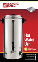 Stainless Steel 100 Cup Hot Water Urn