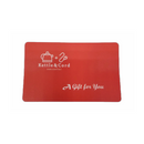 red gift card