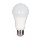 Energy-efficient 15.5W LED A19 bulb from Satco, providing a 5000K daylight illumination and fitting standard light sockets.
