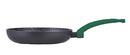 12.6" Non Sick Frying Pan with Green Handle