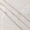jacquard napkins in a marble white and gold pattern
