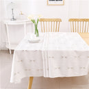 60"x 90" Tablecloth- Velvet, Gold Infinity