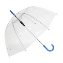 23" Clear Dome Umbrella - Blue