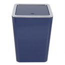 3l Acrylic Waste Basket Blue