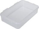 LocknLock Easy Essentials On The Go Meal Prep Lunch Box, Airtight Containers with Lid, BPA Free, Rectangle (3 Section) -27 oz, Clear