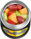 THERMOS FUNTAINER 10 Ounce Stainless Steel Vacuum Insulated Kids Food Jar, Batman