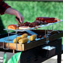 Yukon Glory Griddle Warming Rack, perfect for keeping food warm while cooking.
