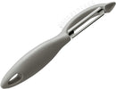 Rachael Ray Kitchen Tools and Gadgets Vegetable / Fruit Peeler with Brush - 3-In-1 , Sea Salt Gray