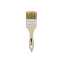 Inexpensive chip brush for general purpose painting and touch-ups, natural bristles, beige handle, 2.5 inch size