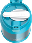 Funtainer Food Jar with Folding Spoon - 10oz, Teal