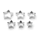 Fox Run 6 Piece Star Cookie Cutter Set