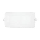 Mud Pie Bead Handle Platter, 8 3/4" x 14" White