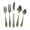Hammered Salad Server Gold
