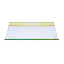 Glass Tray With Gold Borders 14"x8.5"