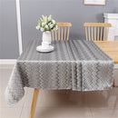 Zigzag Light Tablecloth   70"x108"