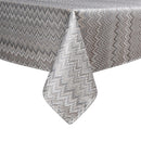 Zigzag Light Tablecloth   70"x108"