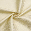 Gold slate jacquard tablecloth measuring 70 by 120 inches, on a white background.