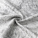 A forest grey jacquard print rectangular tablecloth by Majestic Giftware